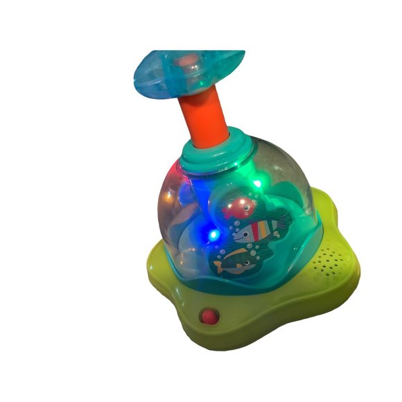 Kids II Bright Stars Press & Glow Spinning Musical Top with Light - Picture 4 of 6